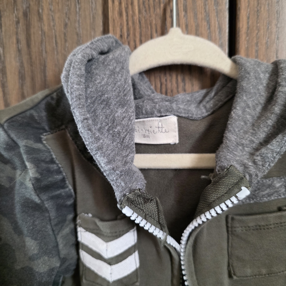 Miki Miette Camouflage Hooded Jacket - Picture 2 of 2
